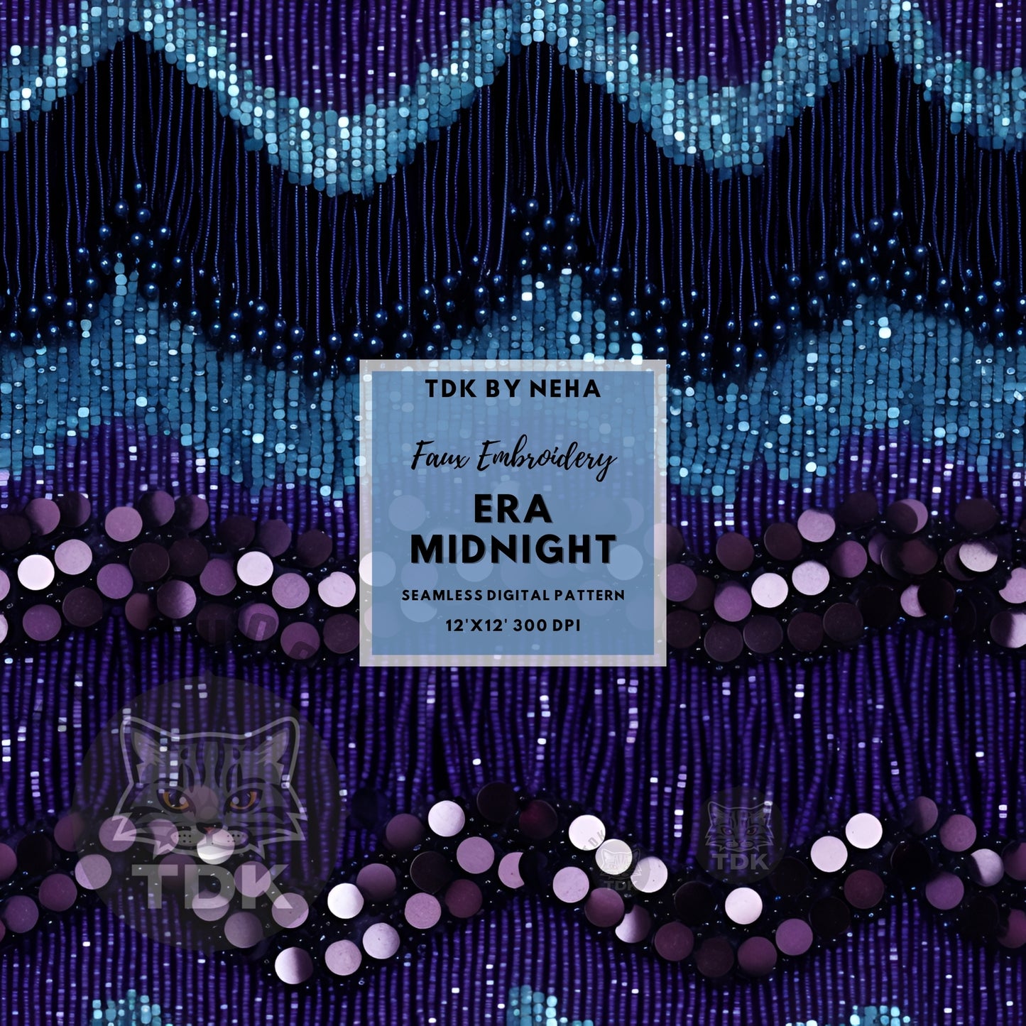 Midnight Era Sequins Glitter Seamless JPG
