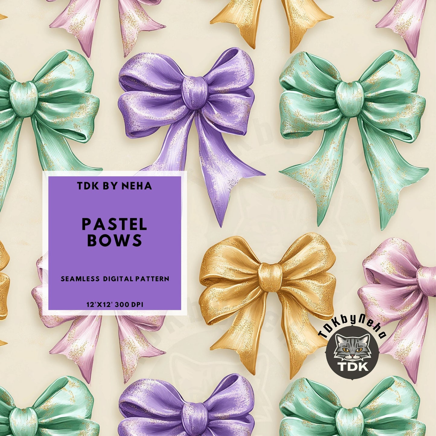 Pastel Coquette Bows Seamless JPG