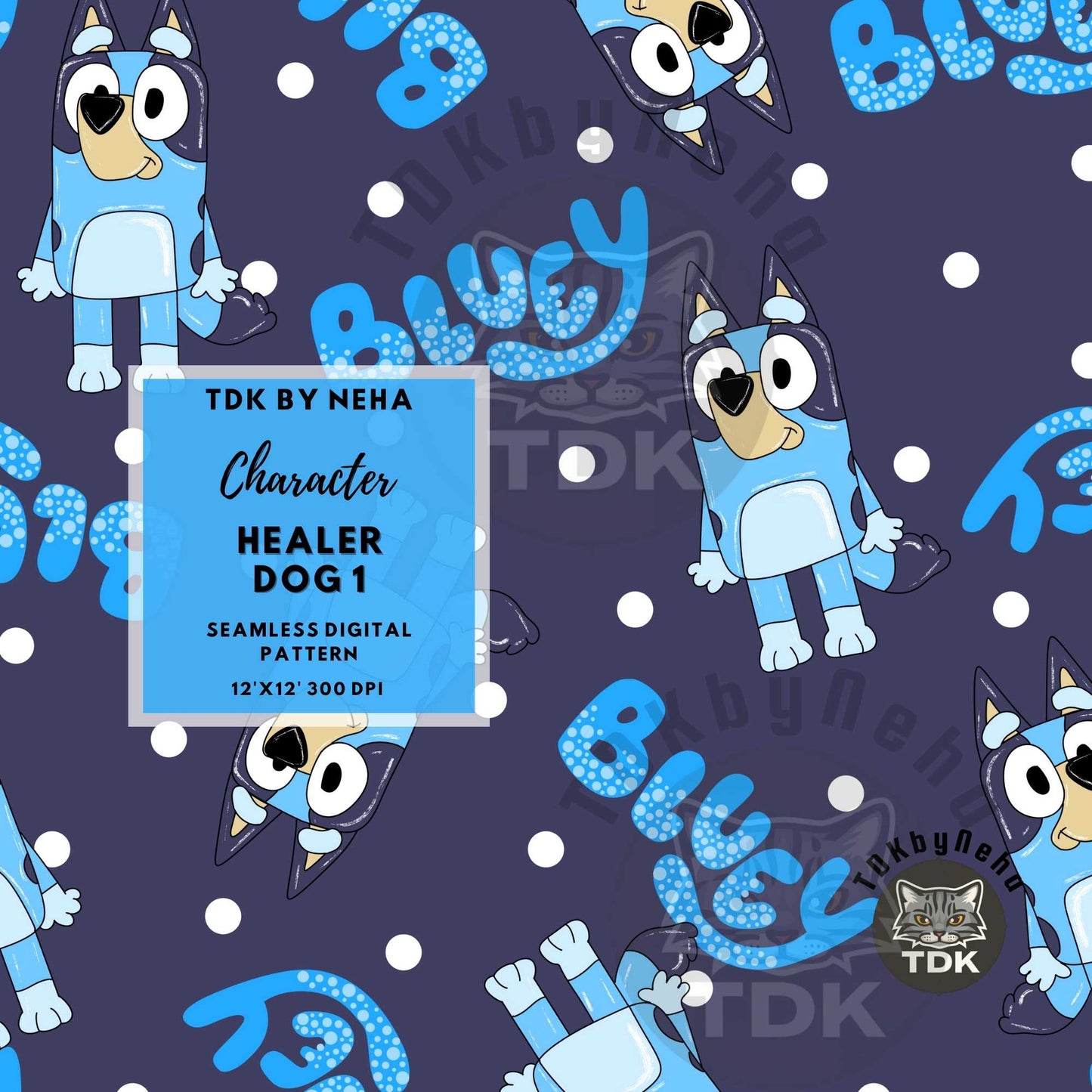 WEBSITE EXCLUSIVE - Healer Dog 1 deep blue