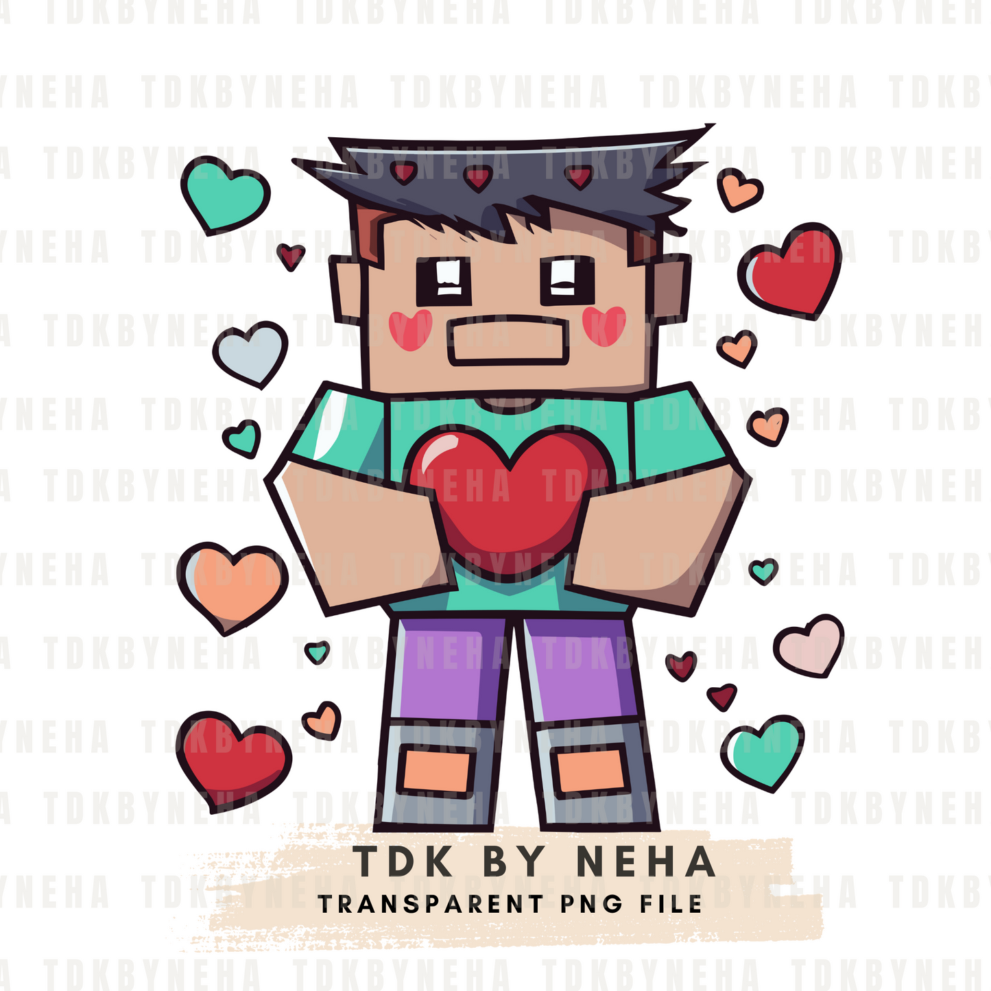 Website Exclusive Valentines Minecraft PNG