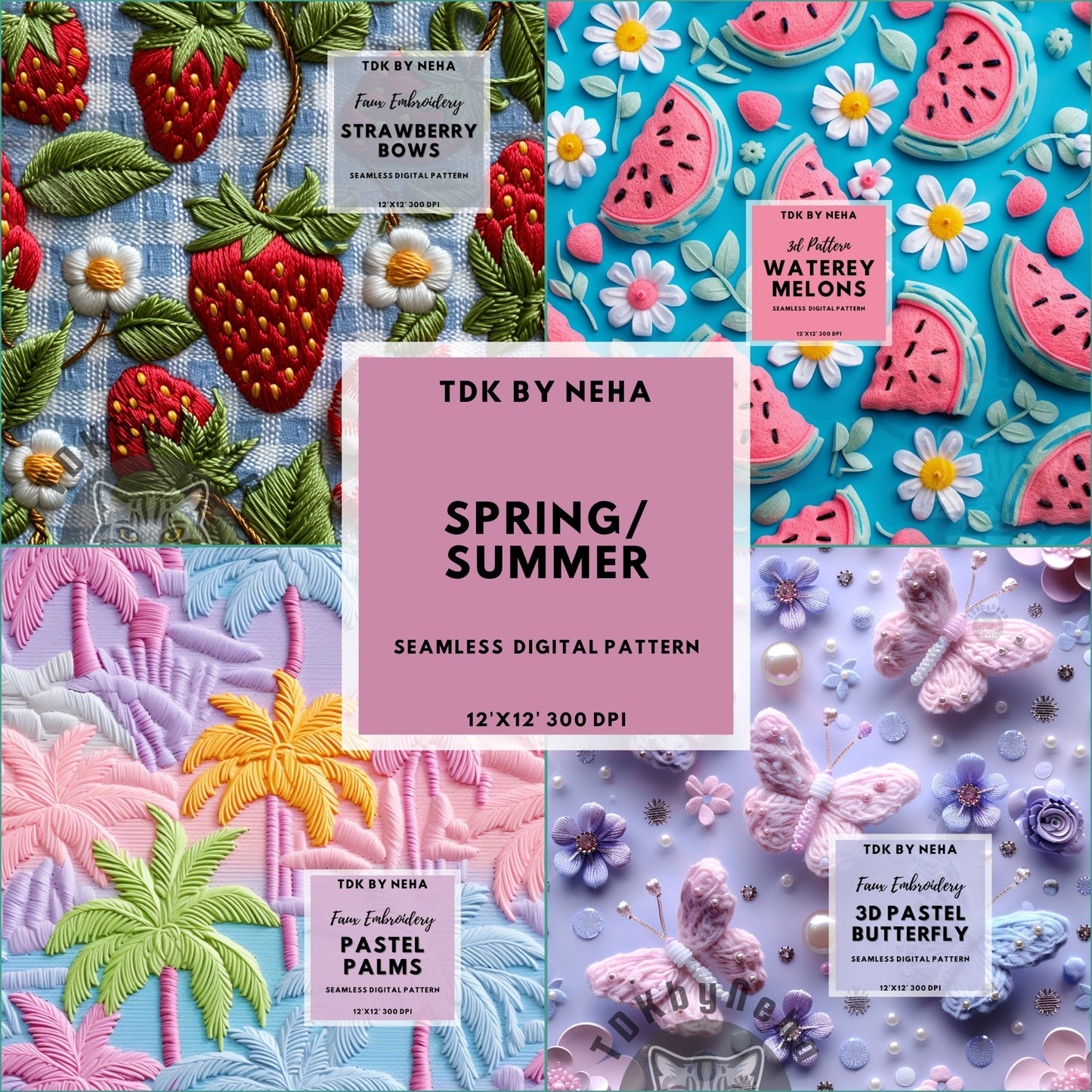1500+ MEGA BUNDLE Seamless Files & PNGs (Till Dec 24)