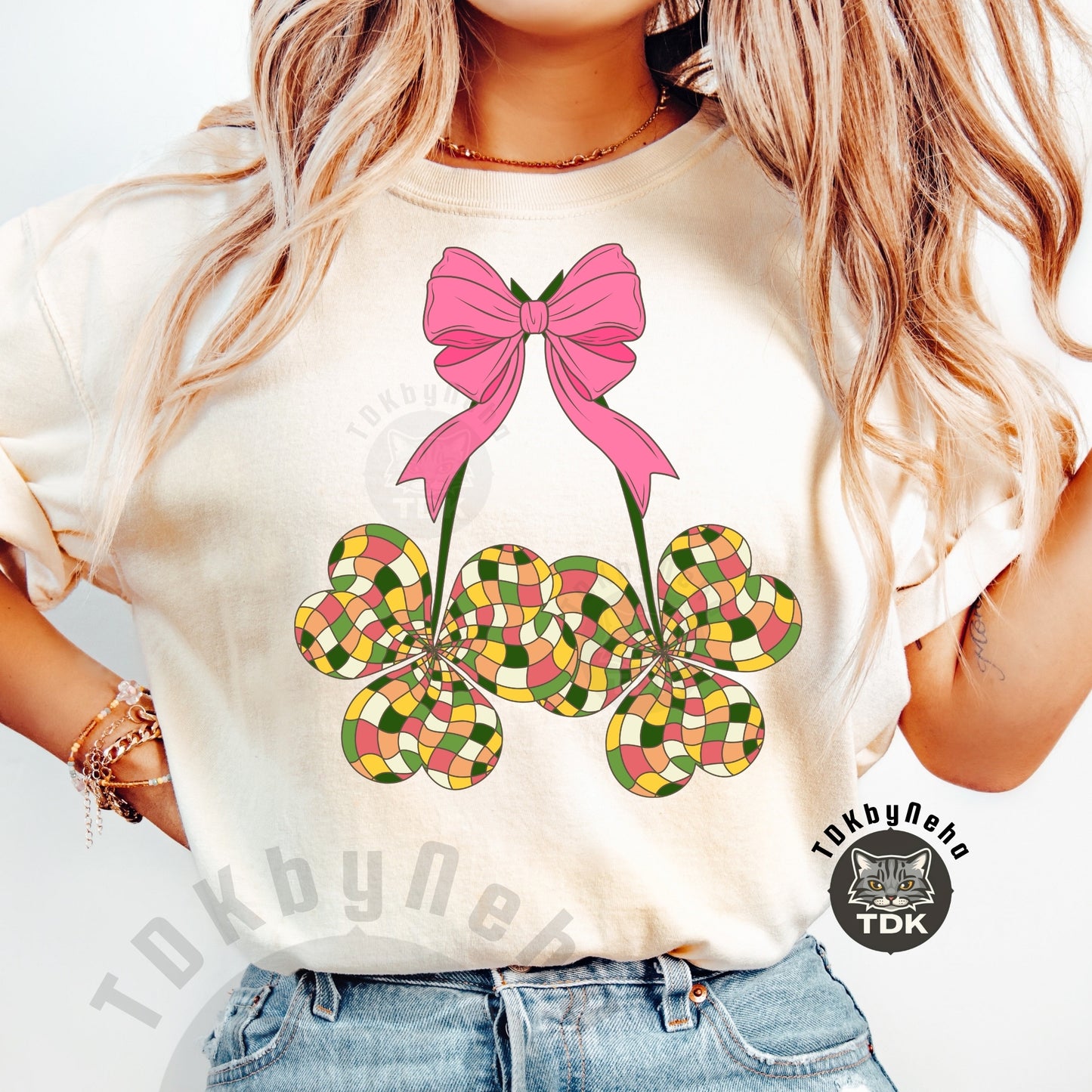 St Patty's Coquette Shamrock PNG