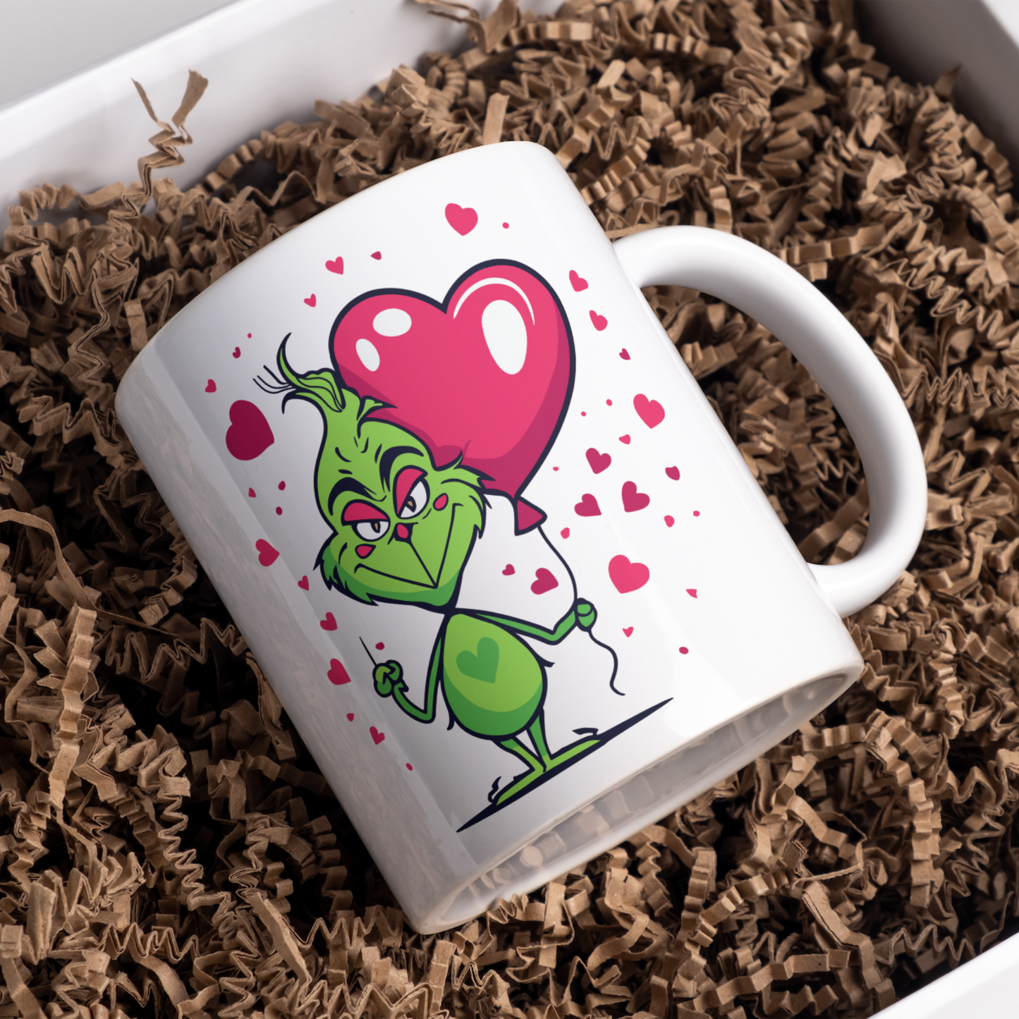 Website Exclusive Anti Valentines Green guy with Balloon and Needle PNG