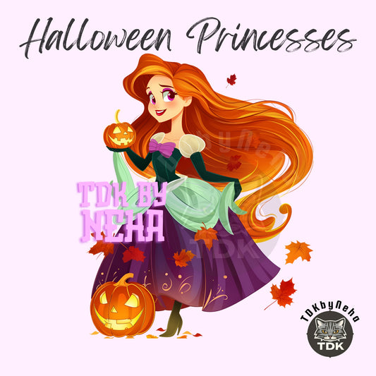 Instant Download Halloween Mermaid Princess A PNG