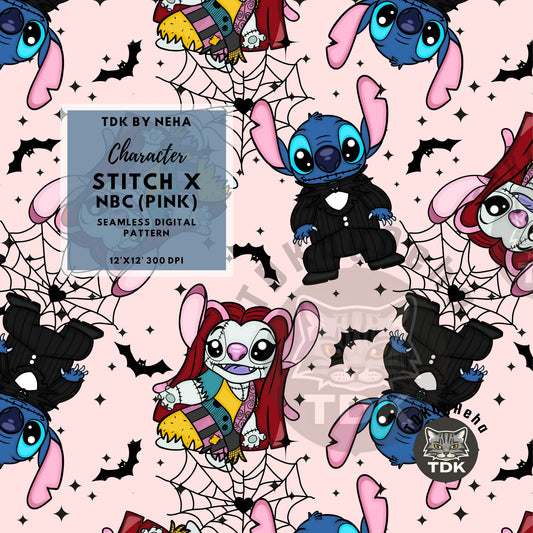 Website Exclusive - Stitch X NBC Seamless JPG (Pink)