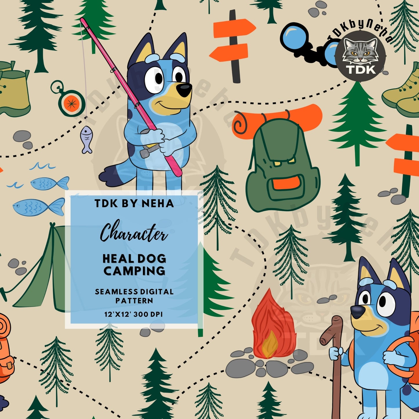 WEBSITE EXCLUSIVE - Heeler Dog Camping