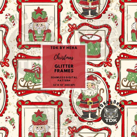 Christmas Frames Seamless PNG