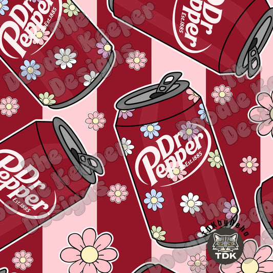 WEBSITE EXCLUSIVE - Stripes Red Pepper Drink Seamless PNG