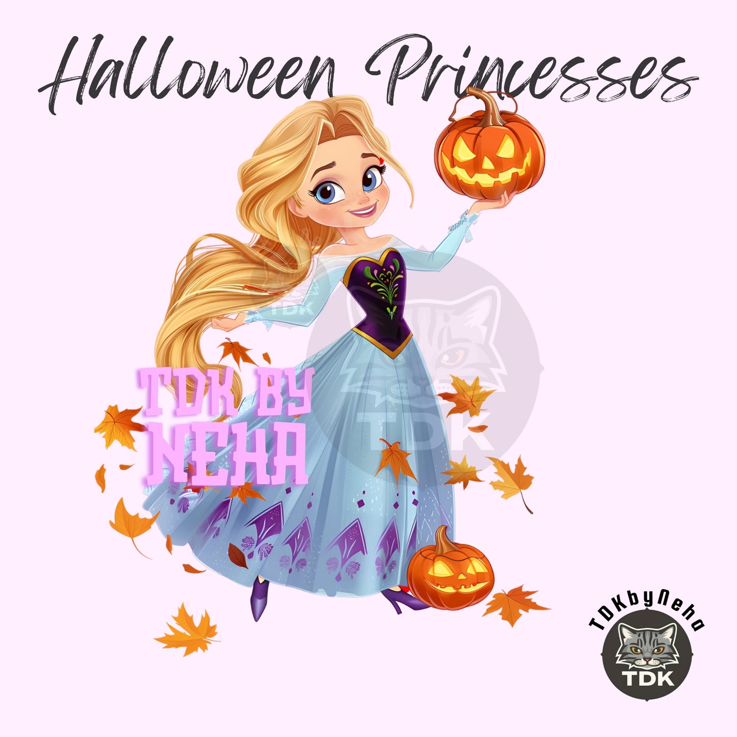 Instant Download Halloween Ice Princess E PNG