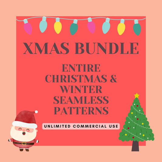 Christmas Seamless Pattern Bundle 2024