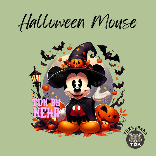 Instant Download Halloween Boy Mouse PNG