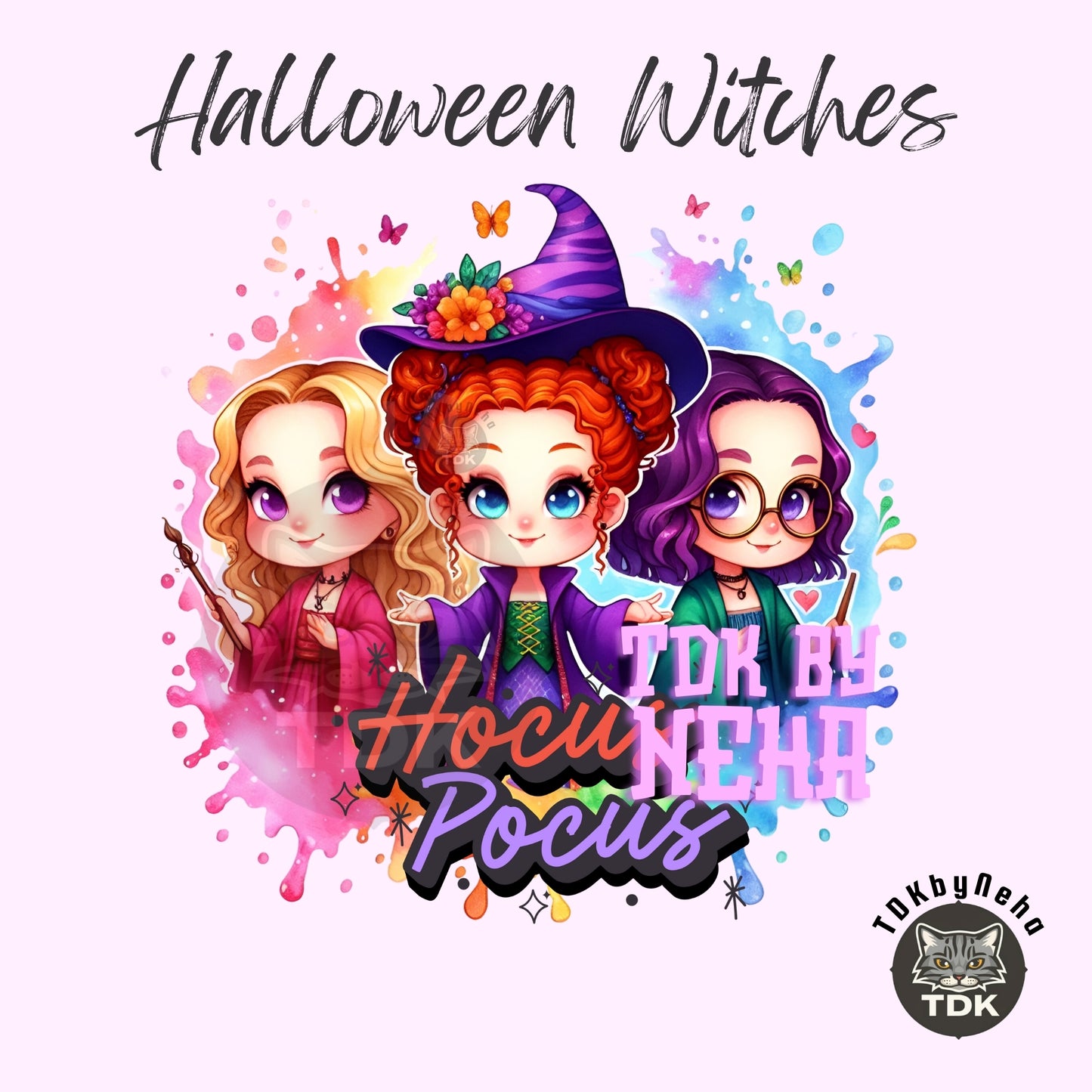 Instant Download Halloween 3 Witches PNG