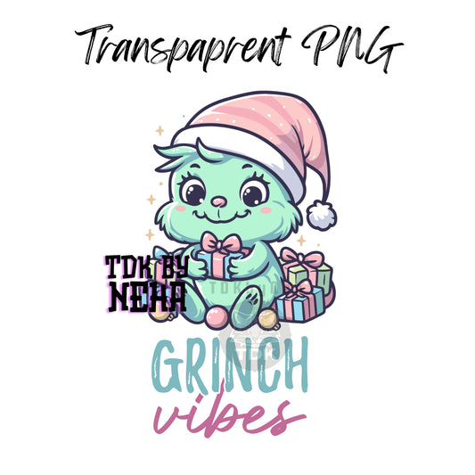 Instant Download Christmas Lil Mean Guy PNG